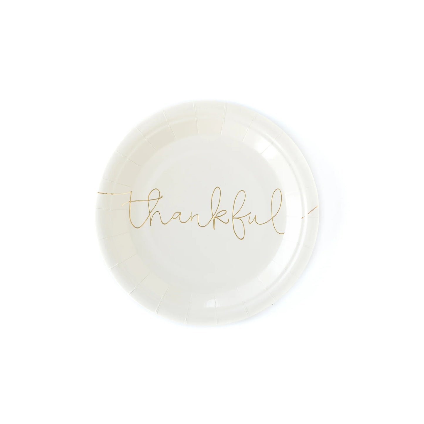 Thankful / Grateful Paper Plate Set